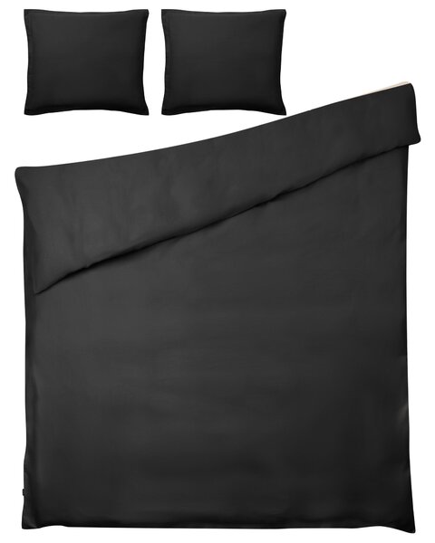Paplanhuzat szett PARKROSE Pamut szatén 150 x 200 cm Fekete