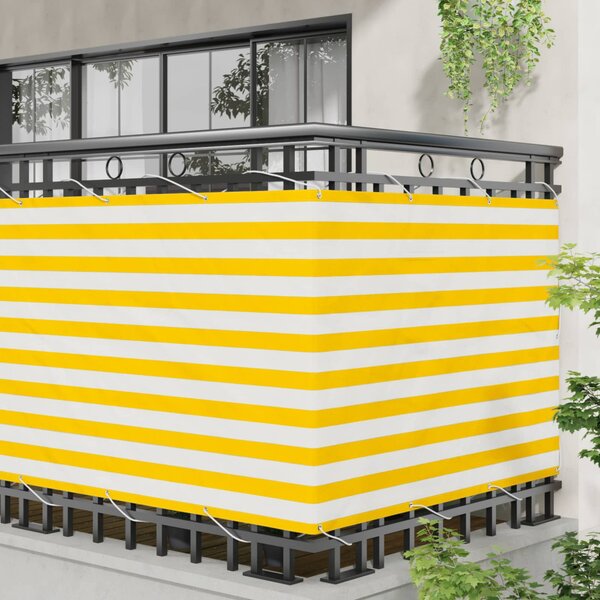 Erkély Szúnyogháló Sárga és Fehér 120 x 200 cm