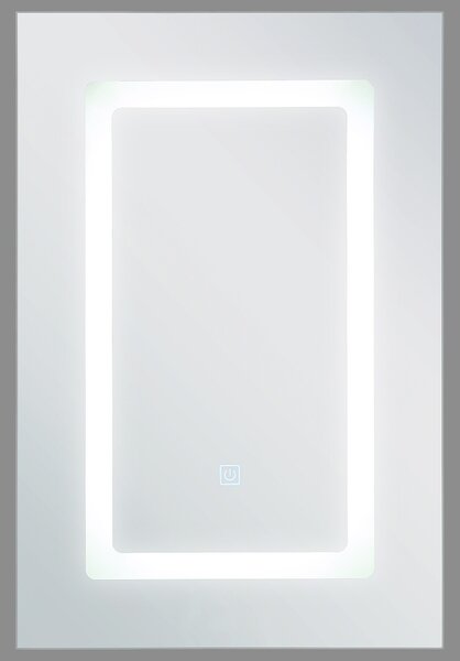 Fürdőszobai tükrös faliszekrény LED CONDOR 40 cm 60 cm Fehér