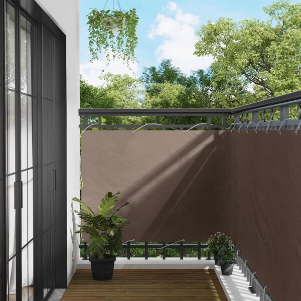 VidaXL Erkély Szúnyogháló Tópszínű 110 x 400 cm Oxford Szövet