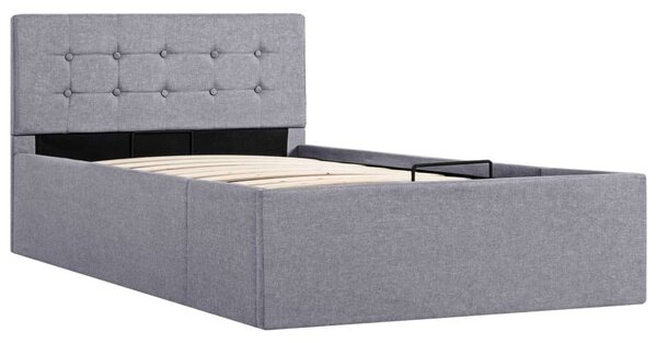 VidaXL Ágykeret Tárolóval - Szövet - 90x200 cm