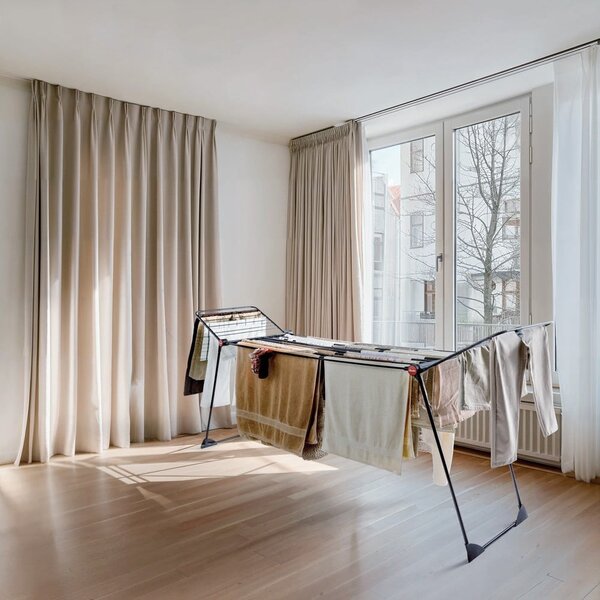 Fekete ruhaszárító Infinity Flex 30m – Vileda