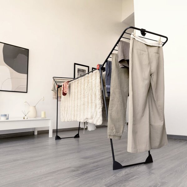 Fekete ruhaszárító Infinity Flex 30m – Vileda