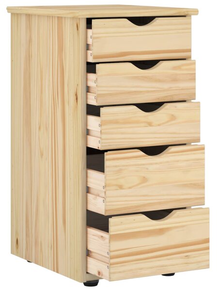 Cabinet Barna 34 x 39 x 61,5 cm Tömör fenyőfa