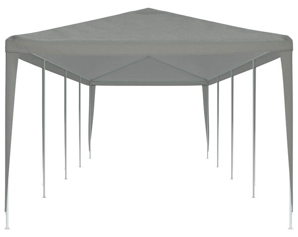 Partysátor Világosszürke 1200 x 300 x 255 cm PE és acél