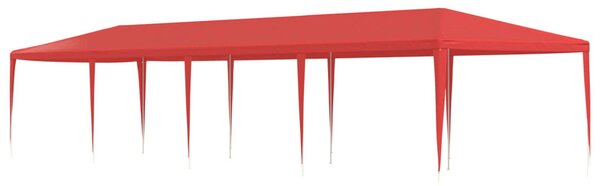 Partysátor Piros 1200 x 300 x 255 cm PE és acél