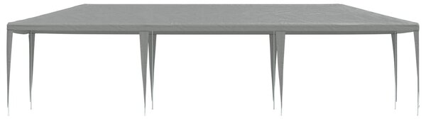Partysátor Világosszürke 900 x 300 x 255 cm PE és acél