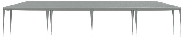 Partysátor Világosszürke 1200 x 300 x 255 cm PE és acél