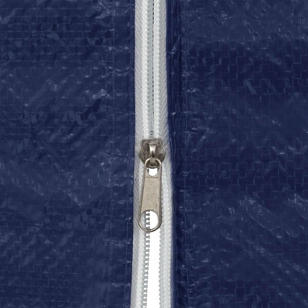 Parti sátor oldalfal 2 db 200 x 195 cm Kék PE és acél
