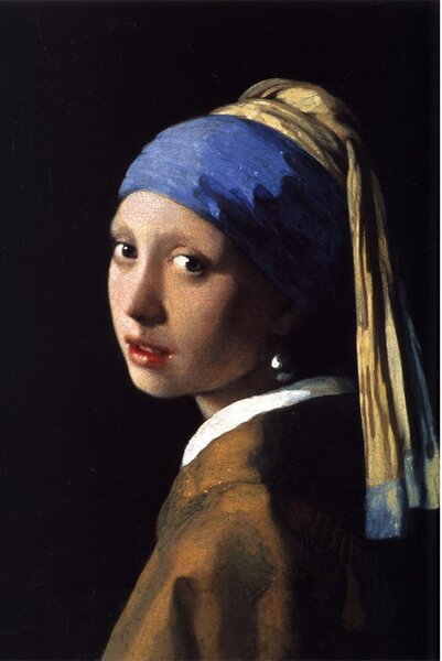 Leány gyöngy fülbevalóval, 70 x 50 cm - Johannes Vermeer másolat