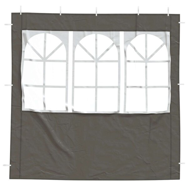Parti sátor oldalfal 2 db 200 x 195 cm Antracitszürke