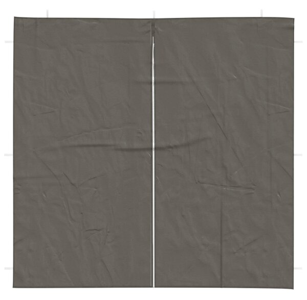 Parti sátor oldalfal 2 db 200 x 195 cm Antracitszürke