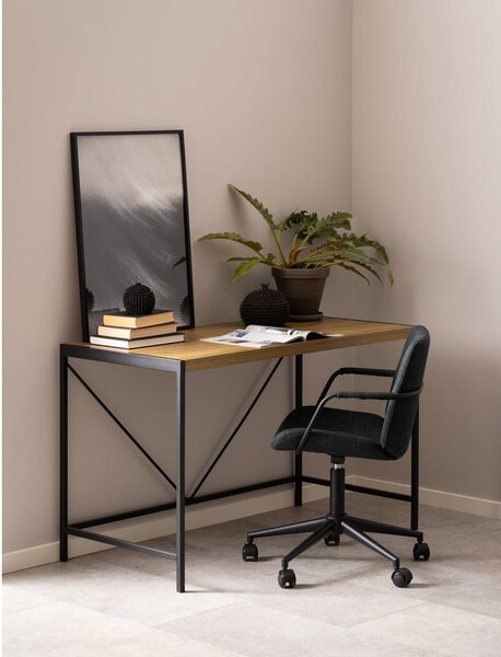 Íróasztal tölgyfa dekorral 60x120 cm Bahamas – Actona