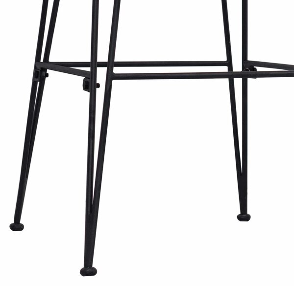 Étkezőszék 2 pcs Természetes 41 x 55 x 85 cm Rattan és acél