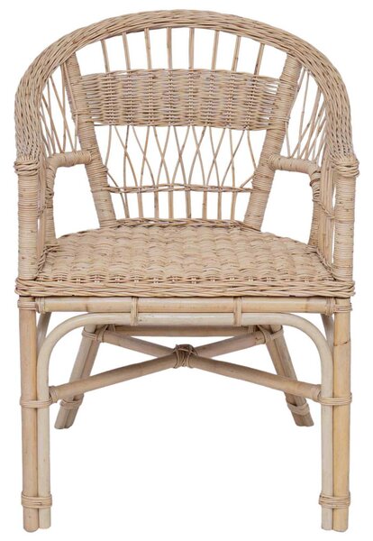Összecsukható Szék Természetes 60 x 60 x 81 cm Rattan