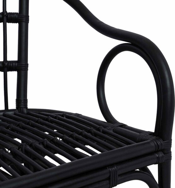 Összecsukható Szék Fekete 58 x 60 x 81 cm Rattan