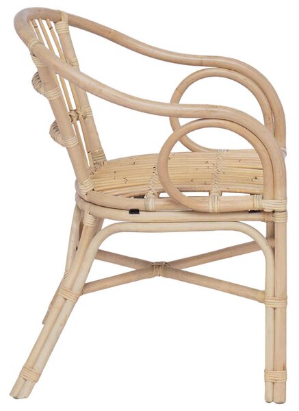 Összecsukható Szék Természetes 58 x 60 x 81 cm Rattan