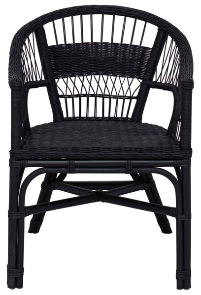Összecsukható Szék Fekete 60 x 60 x 81 cm Rattan
