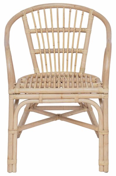 Összecsukható Szék Természetes 58 x 60 x 81 cm Rattan