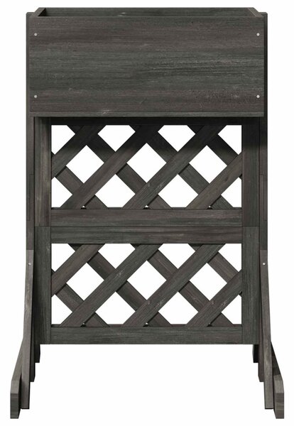 Függőleges kertialátét Szürke 48 x 30 x 70,5 cm Szilárd fenyőfa