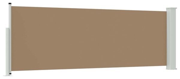 Húzható oldalsó napernyő 500 x 100 cm Poliészter Négyszögletes