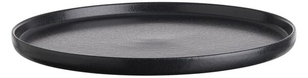 CASA NOVA lapos tányér Ø27cm, 4 db-os készlet, fekete