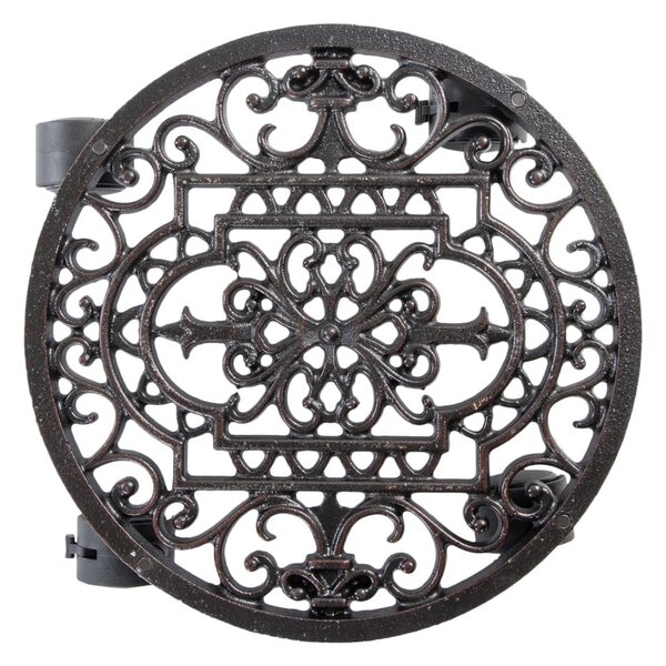 Fém gurulós virágállvány ø 29 cm Ornament – Esschert Design