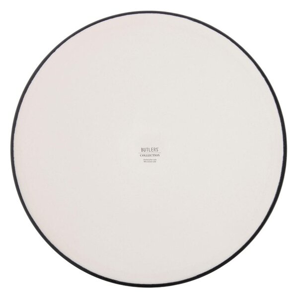 CASA NOVA lapos tányér Ø27cm, 4 db-os készlet, fekete