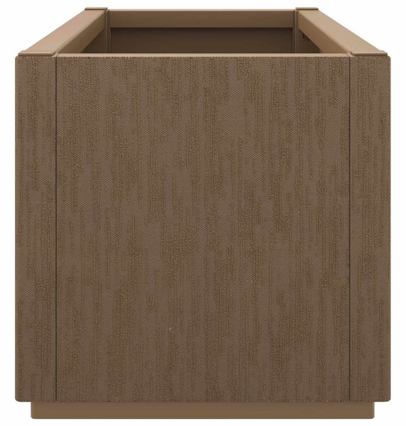 VidaXL Kerti virágtartó doboz Barna 80 x 36 x 35 cm PP