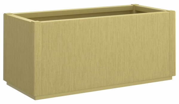 VidaXL Kerti virágtartó doboz Zöld 80 x 36 x 35 cm PP