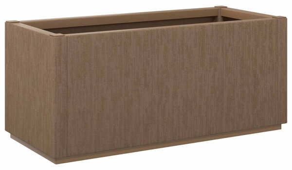 VidaXL Kerti virágtartó doboz Barna 80 x 36 x 35 cm PP