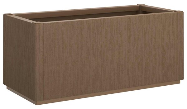 VidaXL Kerti virágtartó doboz Barna 80 x 36 x 35 cm PP