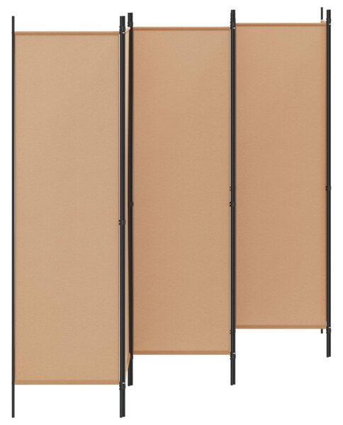 VidaXL 6-paneles szobaelválasztó Bézs 300 x 180 cm Szövet