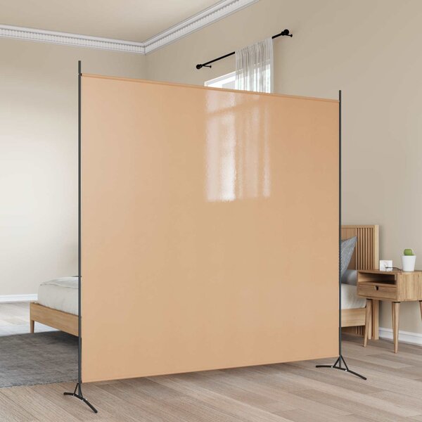VidaXL Egypaneles Szoba Elválasztó Bézs 175 x 180 cm Szövet