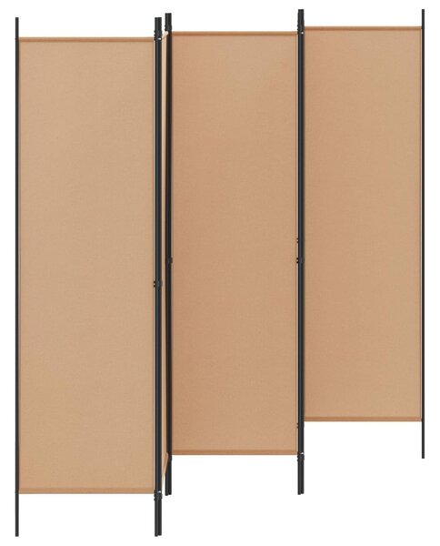 VidaXL 5-paneles szoba elválasztó Bézs 250 x 180 cm Szövet