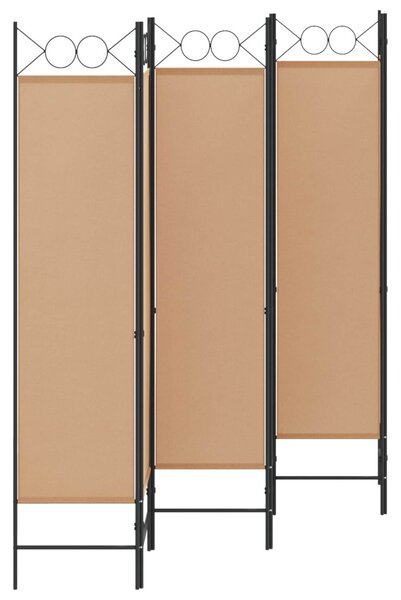 VidaXL 6-paneles szobaelválasztó Bézs 240 x 180 cm Szövet
