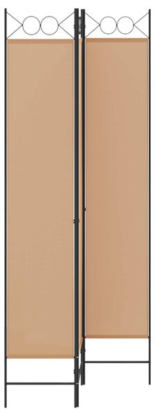 VidaXL 3-panelos válaszfal Bézs 120 x 220 cm Szövet