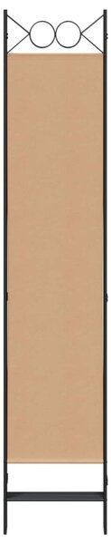 VidaXL 5-paneles szoba elválasztó Bézs 200 x 200 cm Szövet