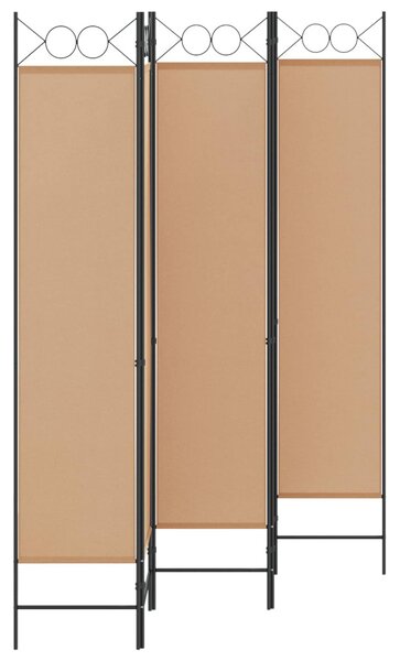 VidaXL 5-paneles szoba elválasztó Bézs 200 x 200 cm Szövet