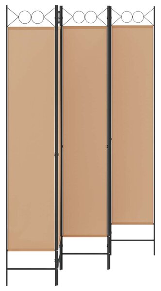 VidaXL 5-paneles szoba elválasztó Bézs 200 x 220 cm Szövet