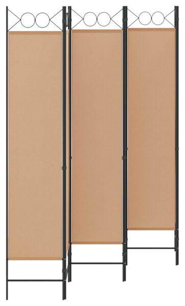 VidaXL 6-paneles szobaelválasztó Bézs 240 x 200 cm Szövet