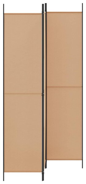 VidaXL 3-panelos válaszfal Bézs 150 x 220 cm Szövet