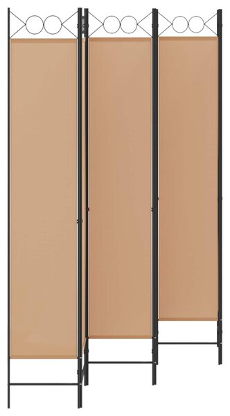 VidaXL 6-paneles szobaelválasztó Bézs 240 x 220 cm Szövet