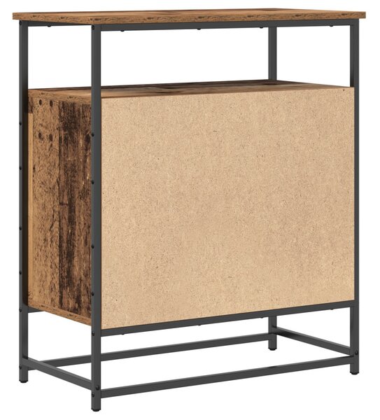 Old Wood oldalbord 69x35x80 cm Mérnöki Fa és Acél