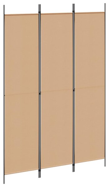 VidaXL 3-panelos válaszfal Bézs 150 x 220 cm Szövet