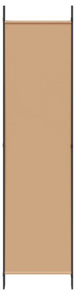 VidaXL 5-paneles szoba elválasztó Bézs 250 x 200 cm Szövet