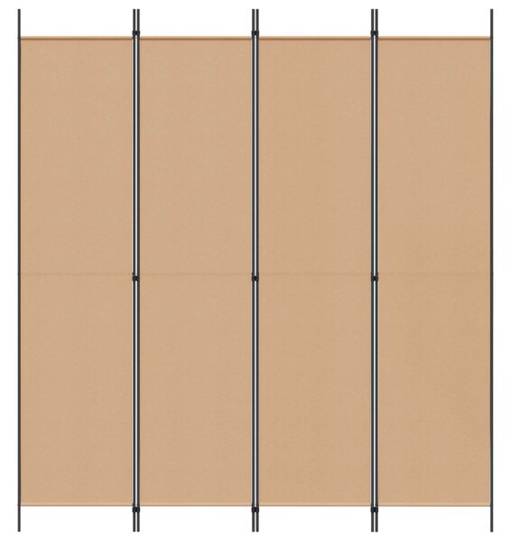 4-paneles szoba elválasztó Bézs 200 x 220 cm Szövet