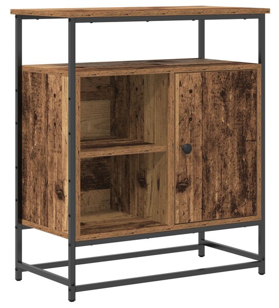 Old Wood oldalbord 69x35x80 cm Mérnöki Fa és Acél