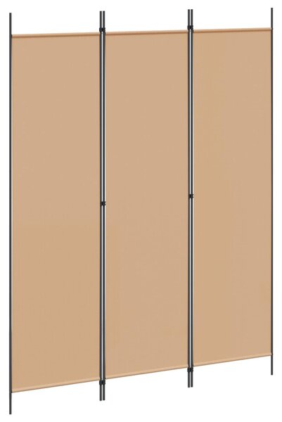 VidaXL 3-panelos válaszfal Bézs 150 x 200 cm Szövet