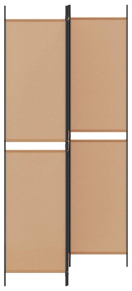 VidaXL 3 paneles szobai elválasztó Bézs 150 x 220 cm Szövet